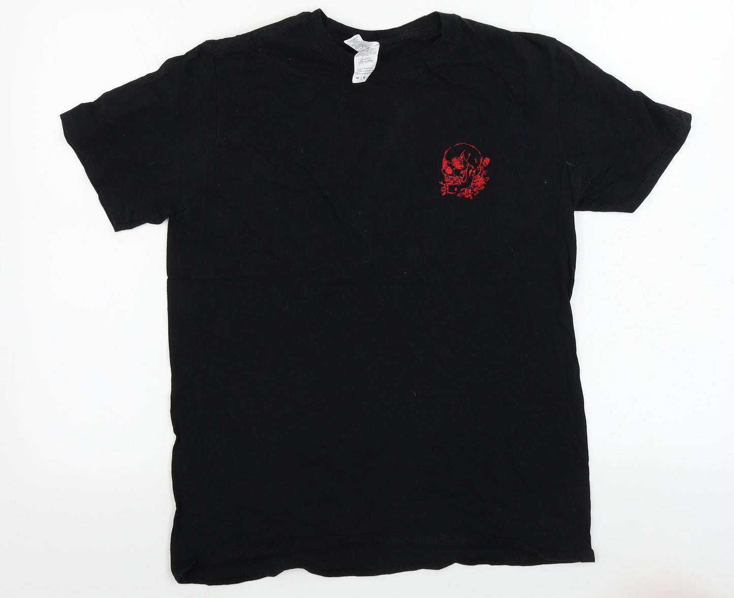 Gildan  Mens Black    T-Shirt Size M