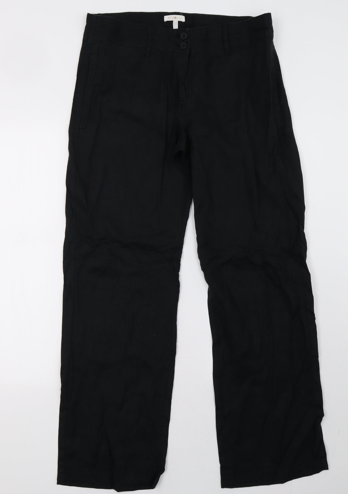 kookat Womens Black   Trousers  Size 12 L32 in