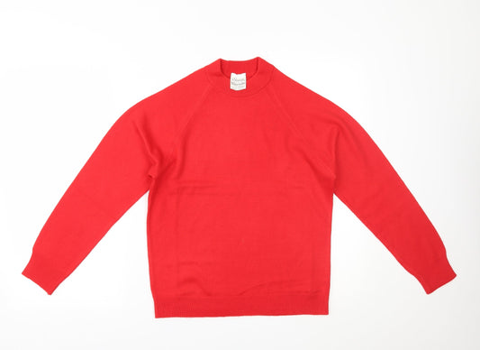 Straven Womens Red   Pullover Jumper Size 8