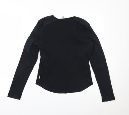 Oasis Womens Black   Basic Blouse Size 14