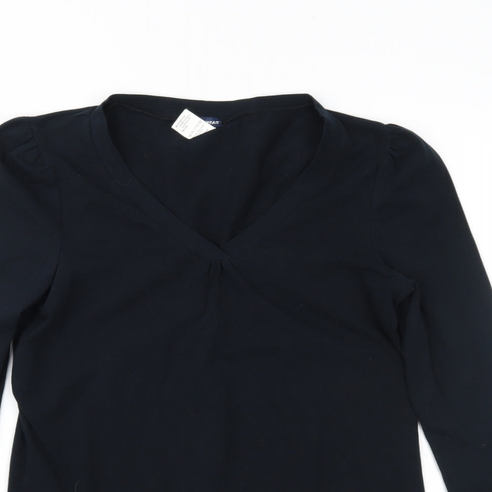 Active Wear Womens Blue   Basic Blouse Size 16
