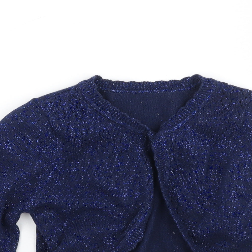 Nutmeg Girls Blue   Pullover Jumper Size 4-5 Years