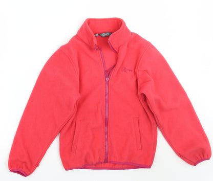 Additional front view of higear girls’ pink jacket coat, size 9-10, years