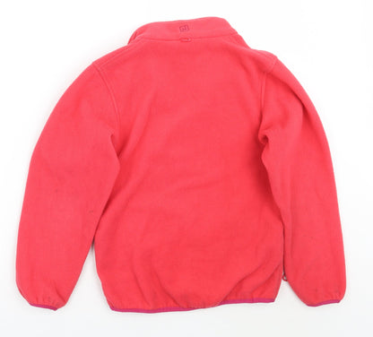 Back view of higear girls’ pink jacket coat, size 9-10, years