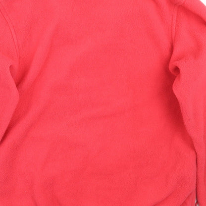 Brand and care label for higear girls’ pink jacket coat, size 9-10, years