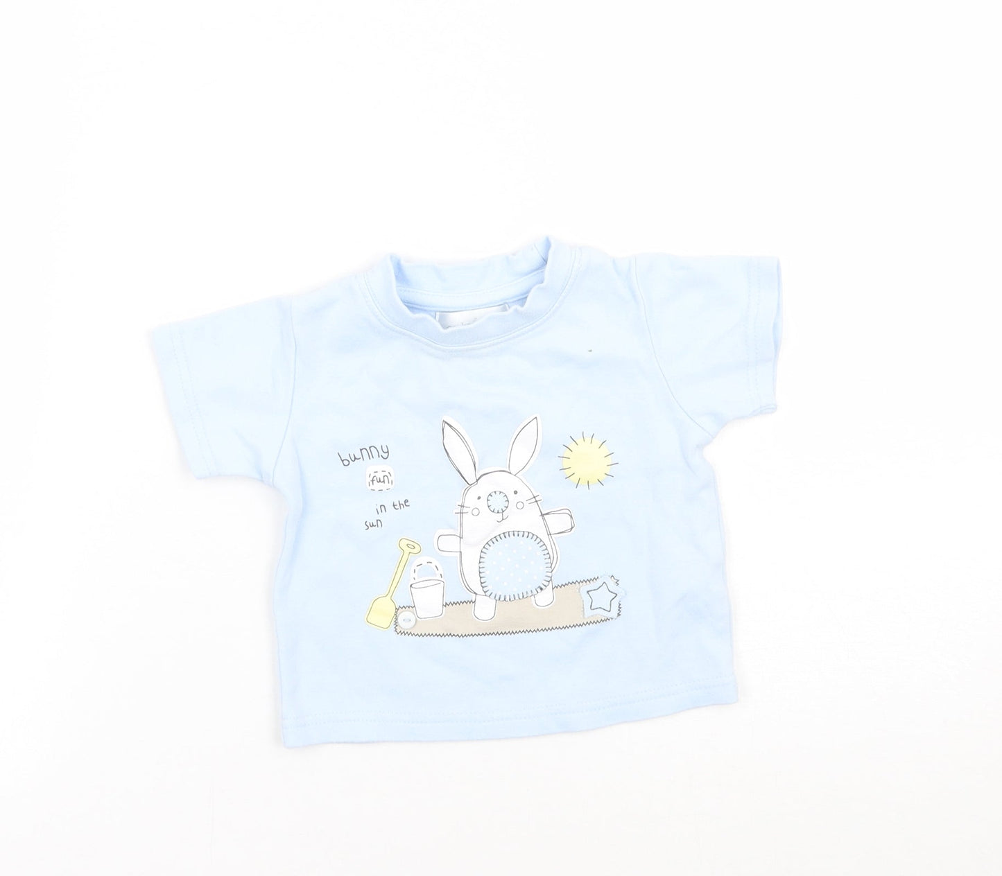 Early days Boys Blue   Basic T-Shirt Size 6-9 Months