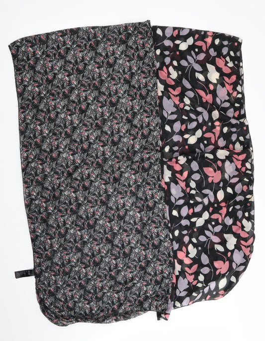 H&M Womens Black Floral   Shawl/Wrap