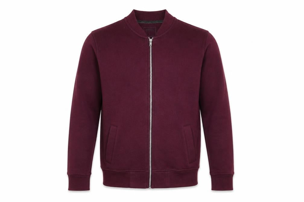 Burtons Mens Purple   Full Zip Sweatshirt Size S