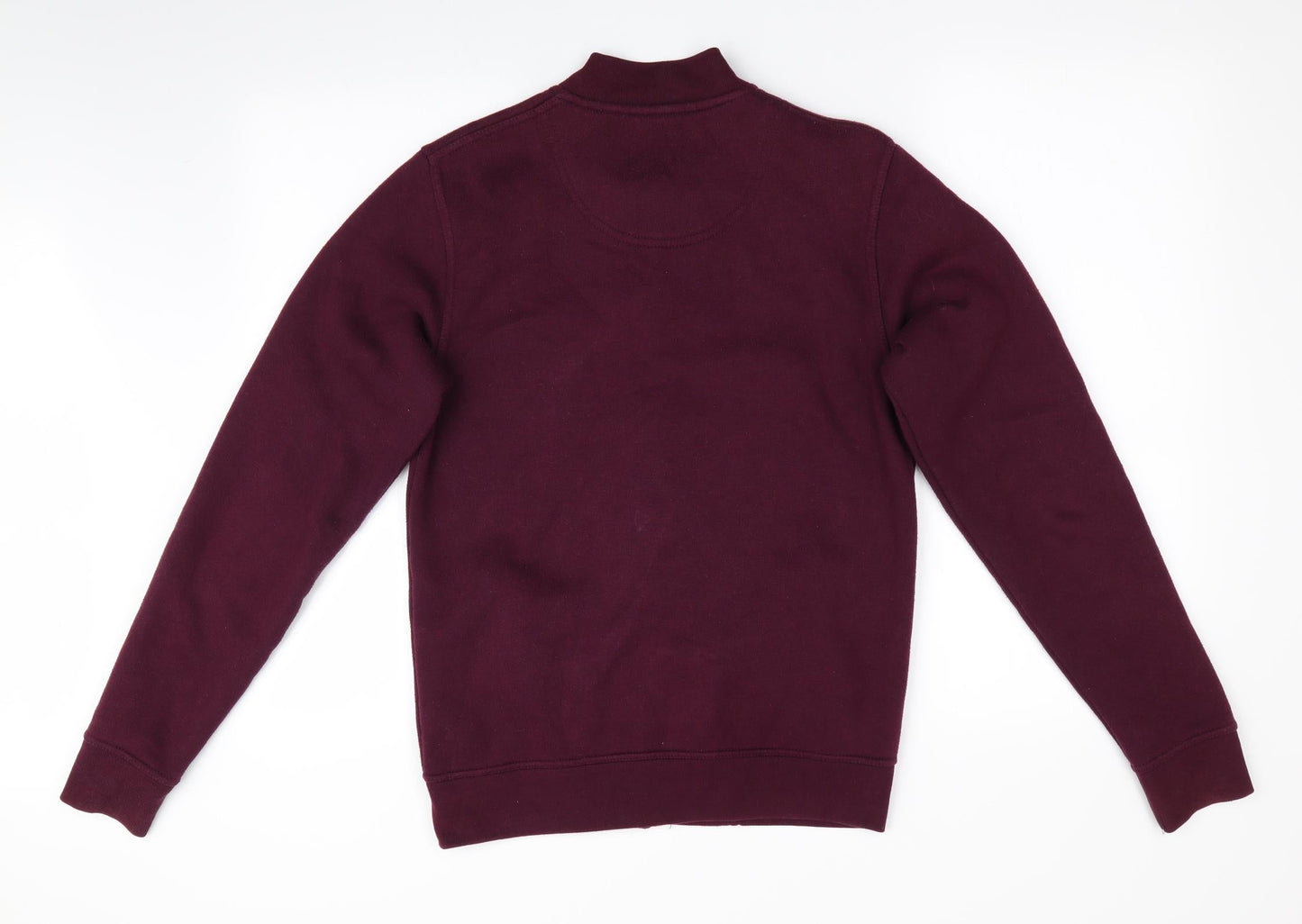 Burtons Mens Purple   Full Zip Sweatshirt Size S
