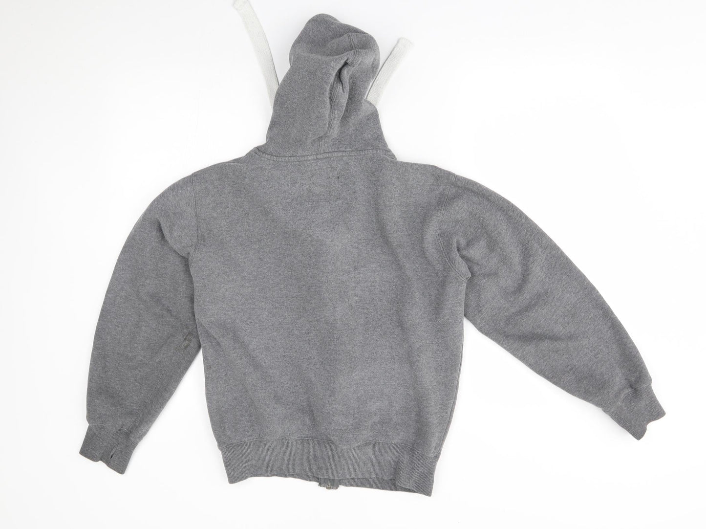 Cedar Wood State Mens Grey   Full Zip Hoodie Size S