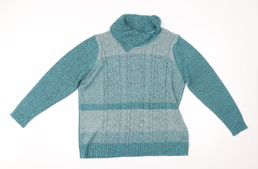 BM Womens Blue   Pullover Jumper Size XL