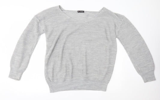 BeJealous Womens Grey   Pullover Jumper Size XL