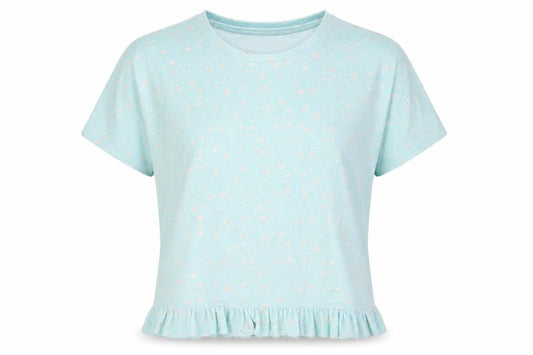 F&F Womens Blue   Pullover Jumper Size 12  - loungewear, shiny stars
