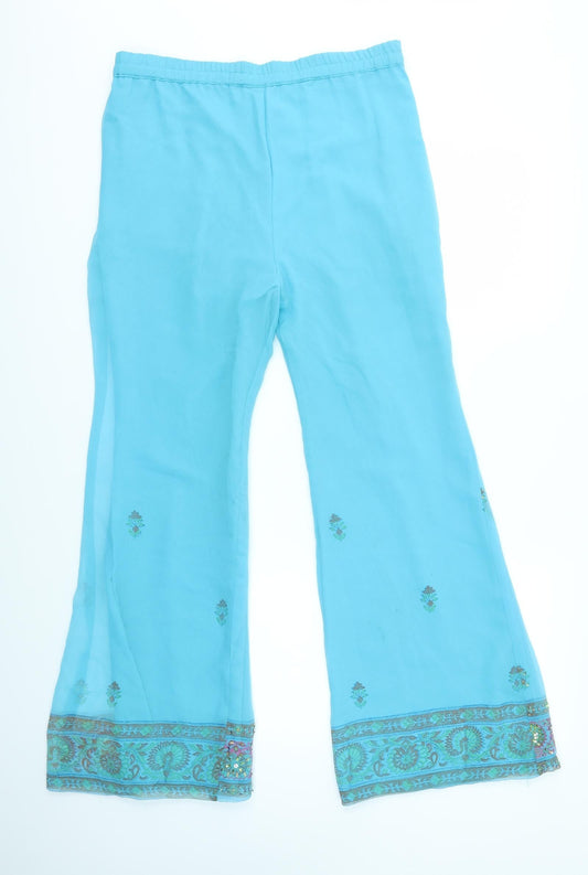 Preworn Womens Blue   Trousers  Size M L27 in