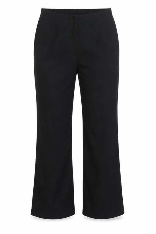 Select Womens Black   Dress Pants Trousers Size 12 L22 in - CROPPED