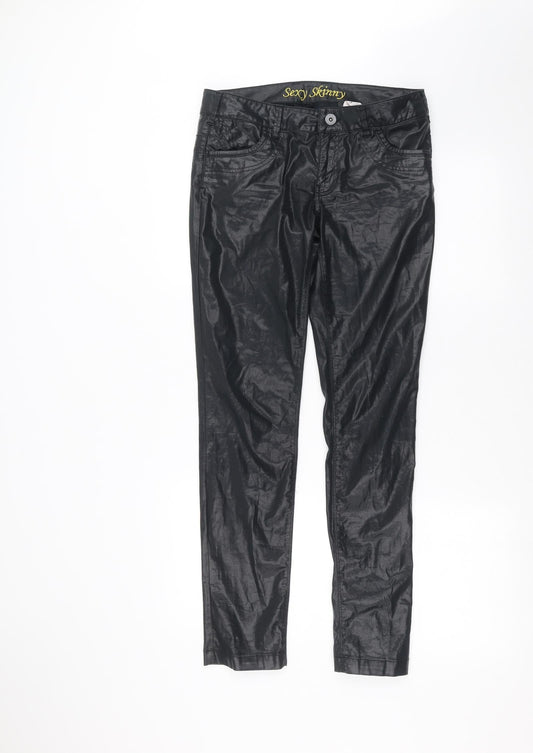NEXT Womens Black   Trousers  Size 10 L29 in
