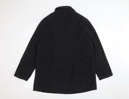 Back view of cotswold women’s black jacket, size UK 16