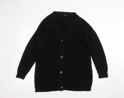 Very Womens Black   Jacket Coatigan Size M