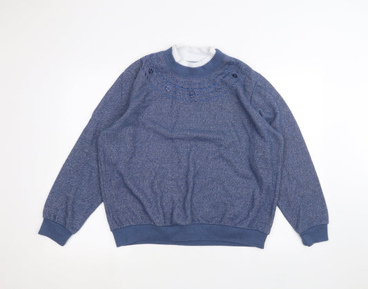 BonWorth Mens Blue   Pullover Jumper Size M