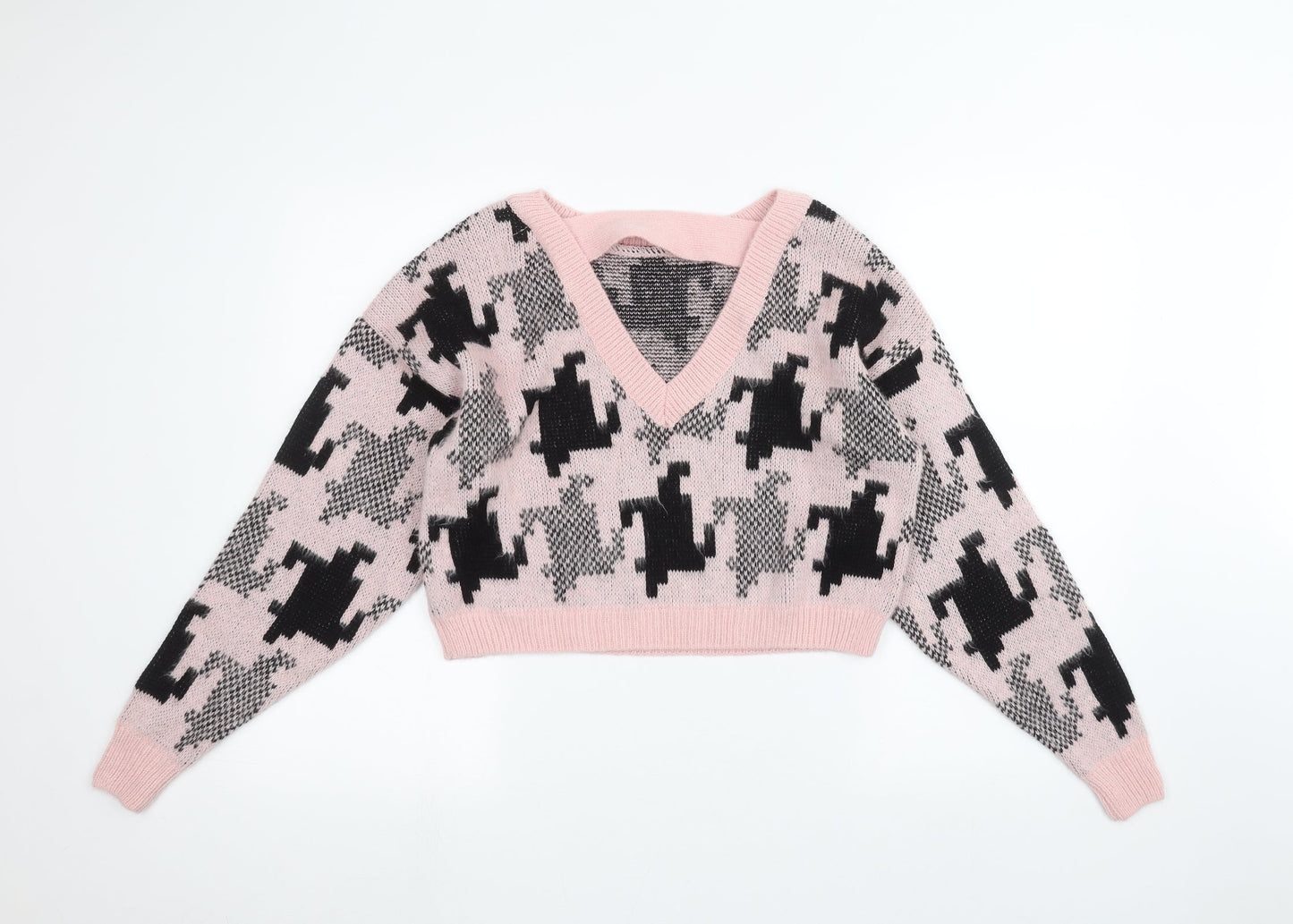 Lola Skye Womens Pink   Pullover Jumper Size 10