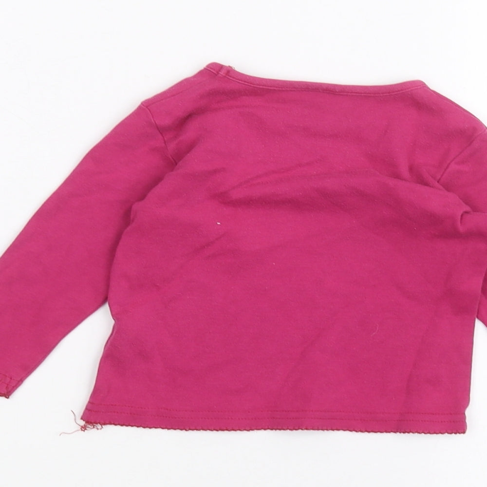 Cherokee Baby Pink   Basic T-Shirt Size 9-12 Months