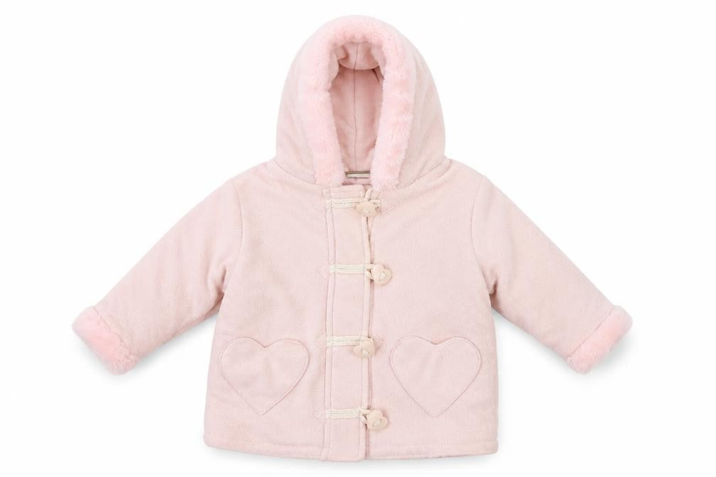 Cherokee Baby Pink   Parka Coat Size 9-12 Months