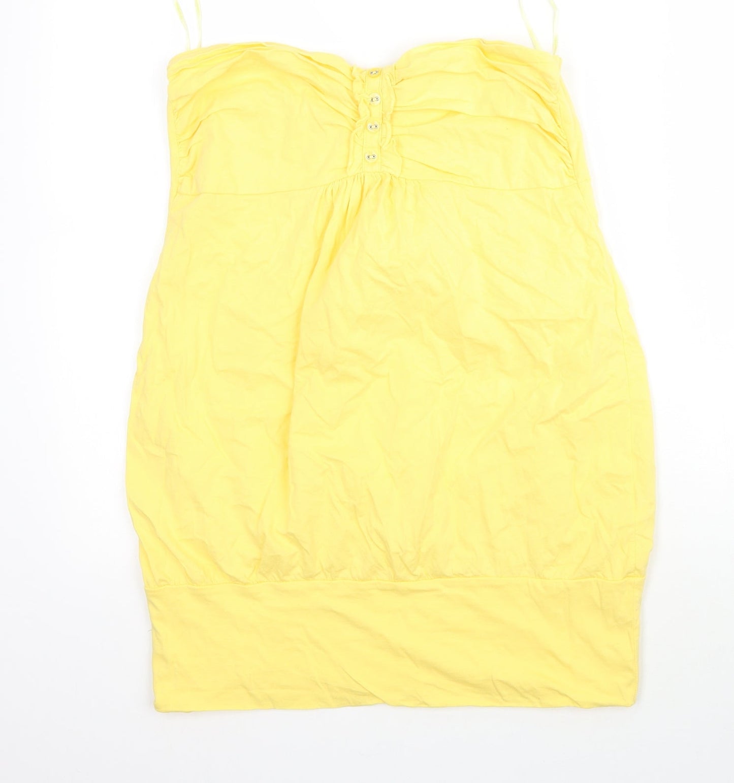 Select Womens Yellow   Basic Blouse Size 14