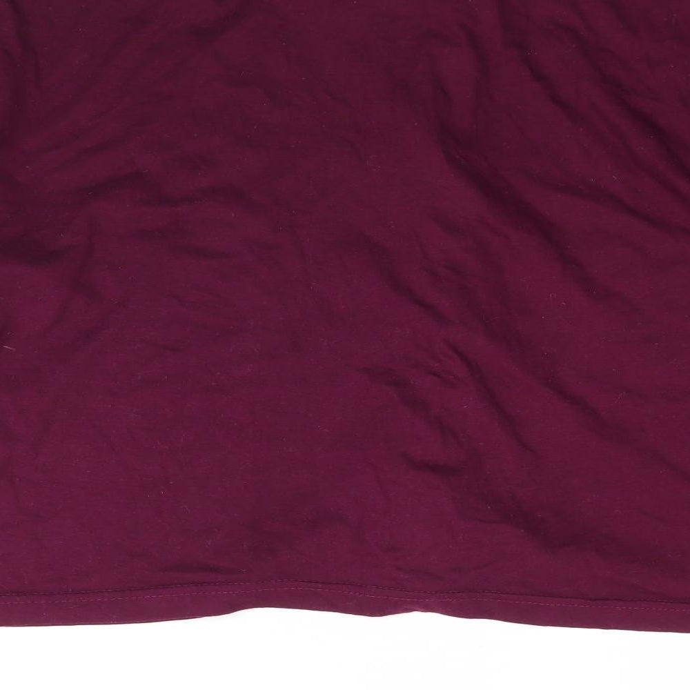 Boohoo Womens Pink Solid   Pyjama Top Size 16