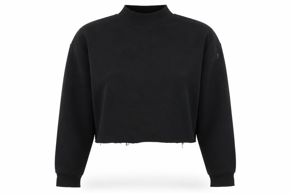 Primark Womens Black   Pullover Sweatshirt Size XS  - Cropped
