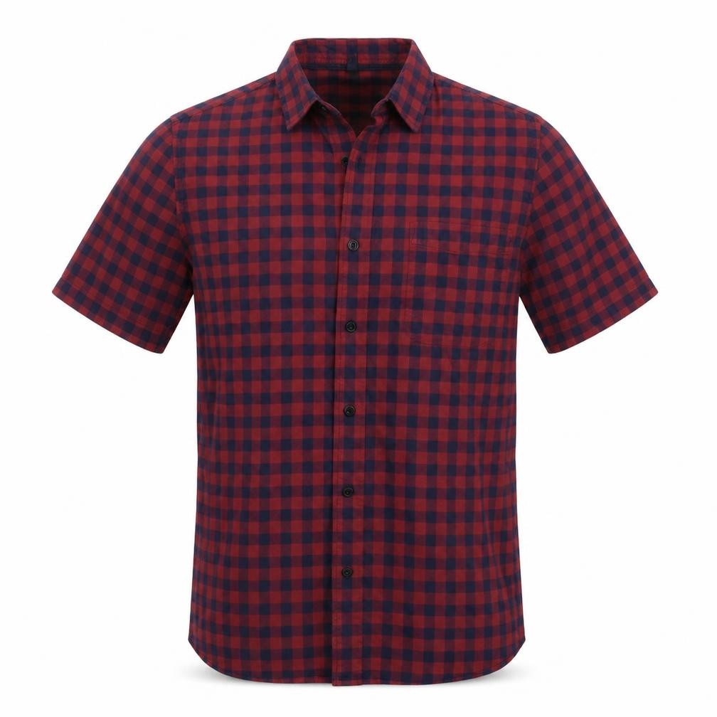 Top Man Mens Multicoloured Plaid   Button-Up Size S