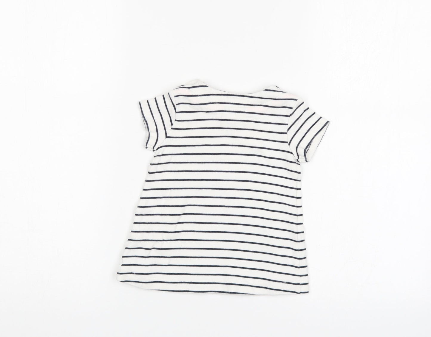 NEXT Boys White Striped  Pullover Casual Size 3-6 Months