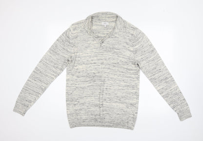 Next Mens Grey   Pullover Jumper Size M