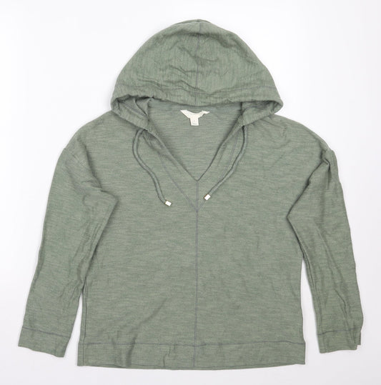 Marks and Spencer Womens Green   Pullover Hoodie Size 8