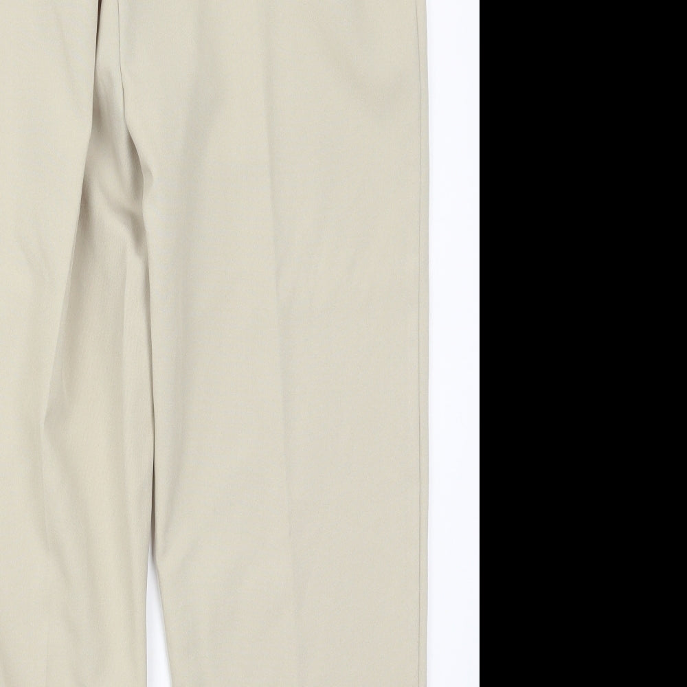 Preworn Womens Beige   Trousers  Size 30 in L23 in