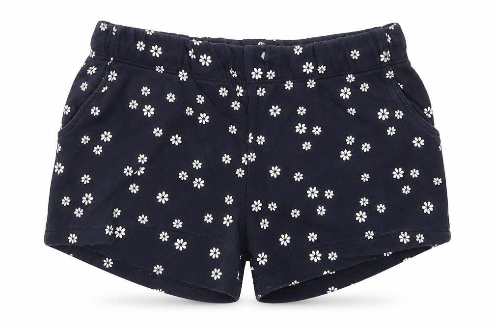 H&M Girls Blue Floral  Sweat Shorts Size 6 Years
