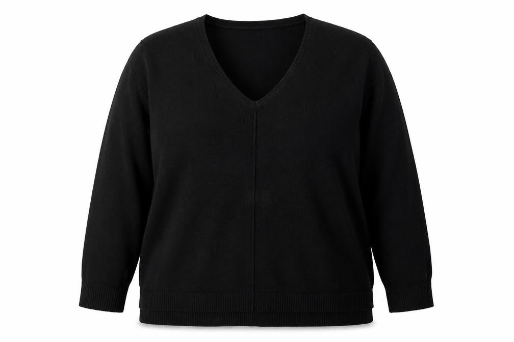 Studio Womens Black  Knit Pullover Jumper Size 20