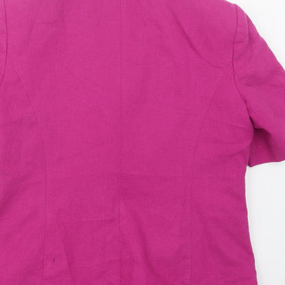Bonmarché Womens Pink Jacket Size 12
