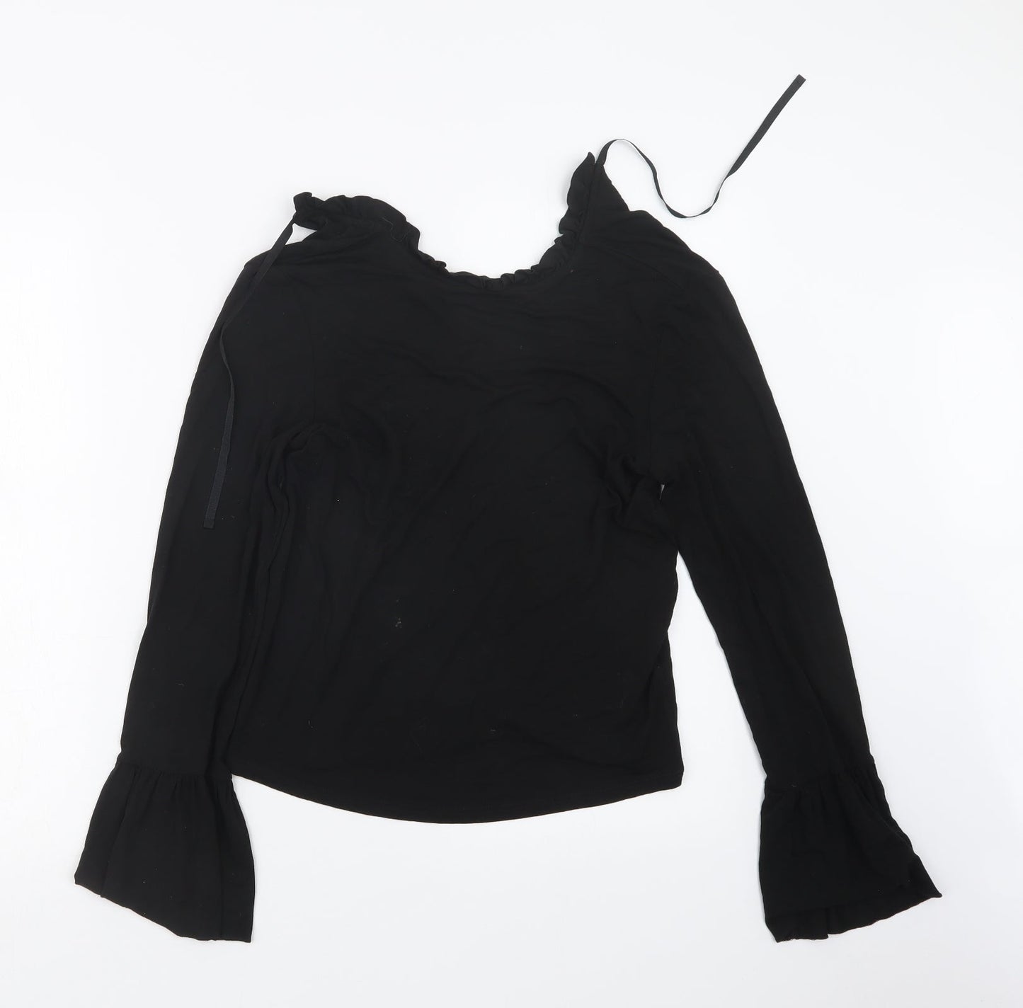 Topshop Womens Black   Basic T-Shirt Size 8