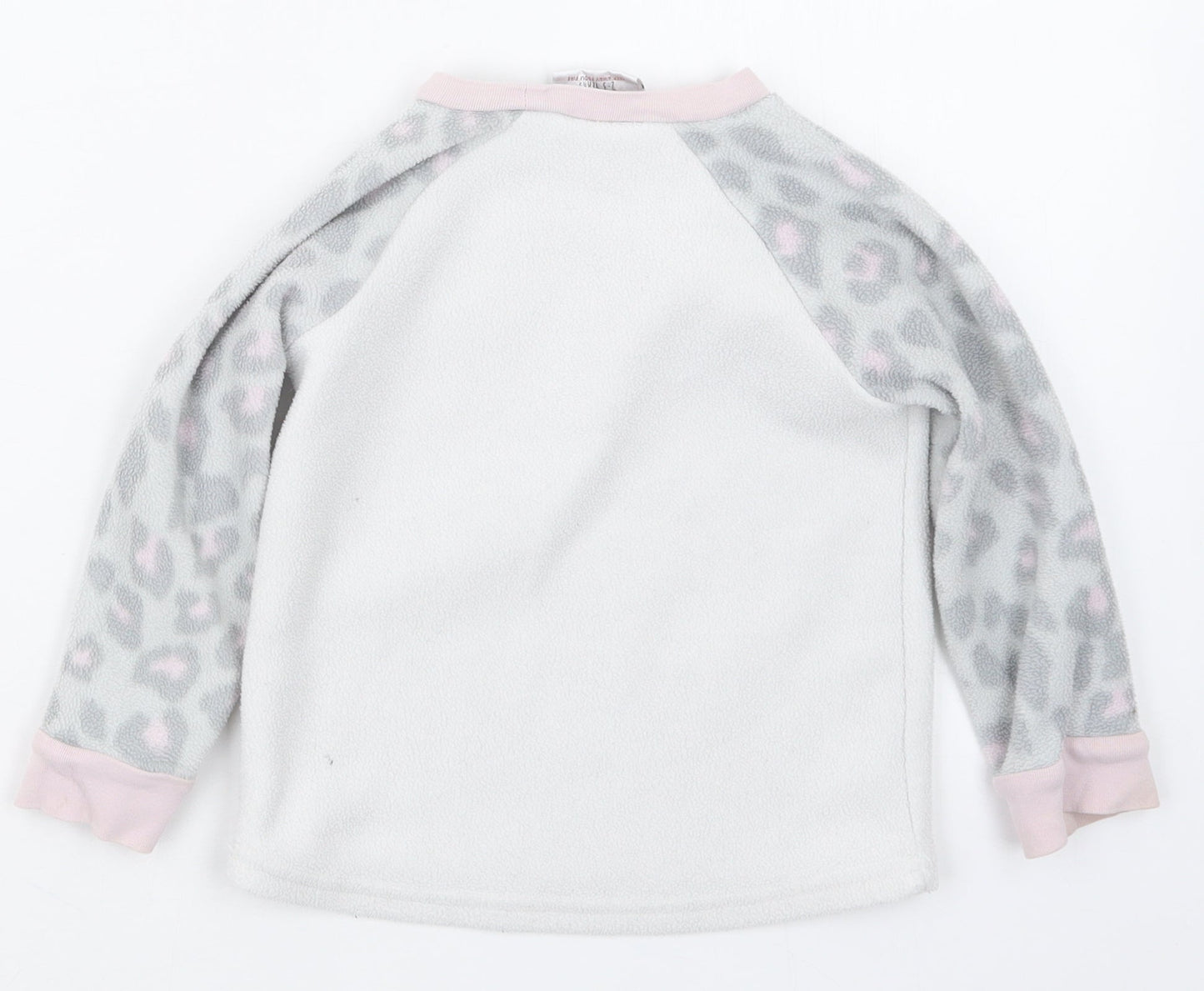 JAM JAM Girls Grey Animal Print  Top Pyjama Set Size 2-3 Years