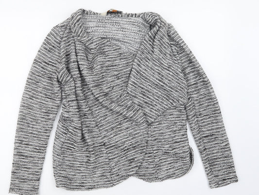 Dorothy Perkins Womens Black  Knit Cardigan Jumper Size 12