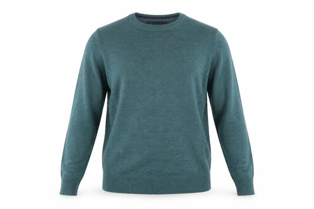 EWM Mens Green  Knit Pullover Jumper Size S