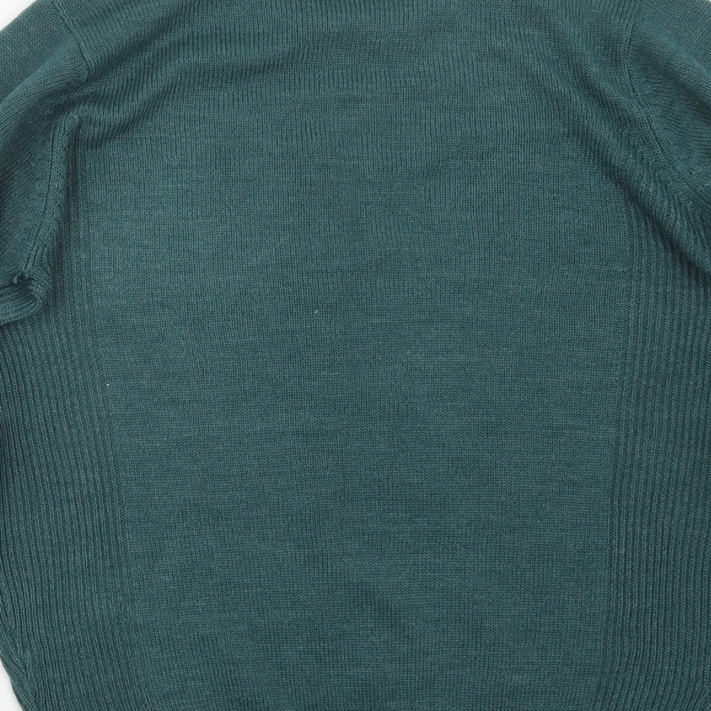EWM Mens Green  Knit Pullover Jumper Size S