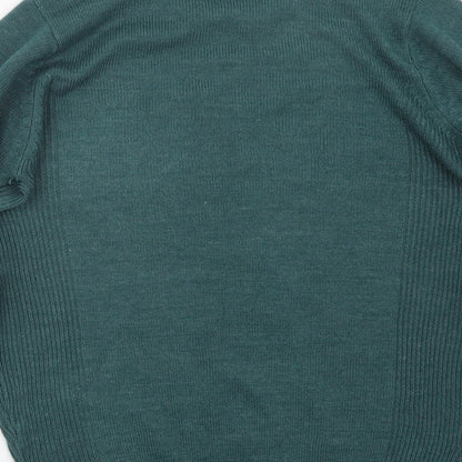 EWM Mens Green  Knit Pullover Jumper Size S