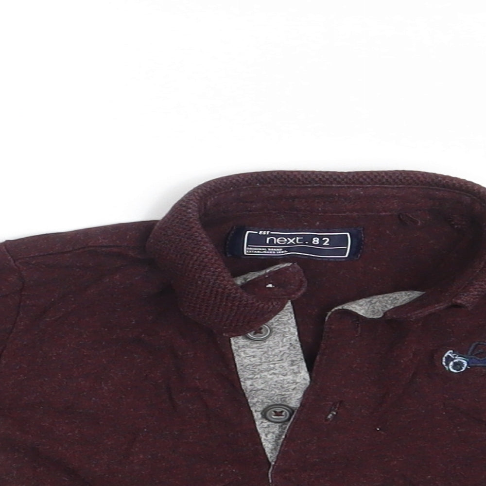 NEXT Boys Purple   Basic Polo Size 6-9 Months