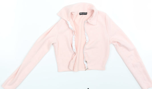 Select Womens Pink   Full Zip Jumper Size L