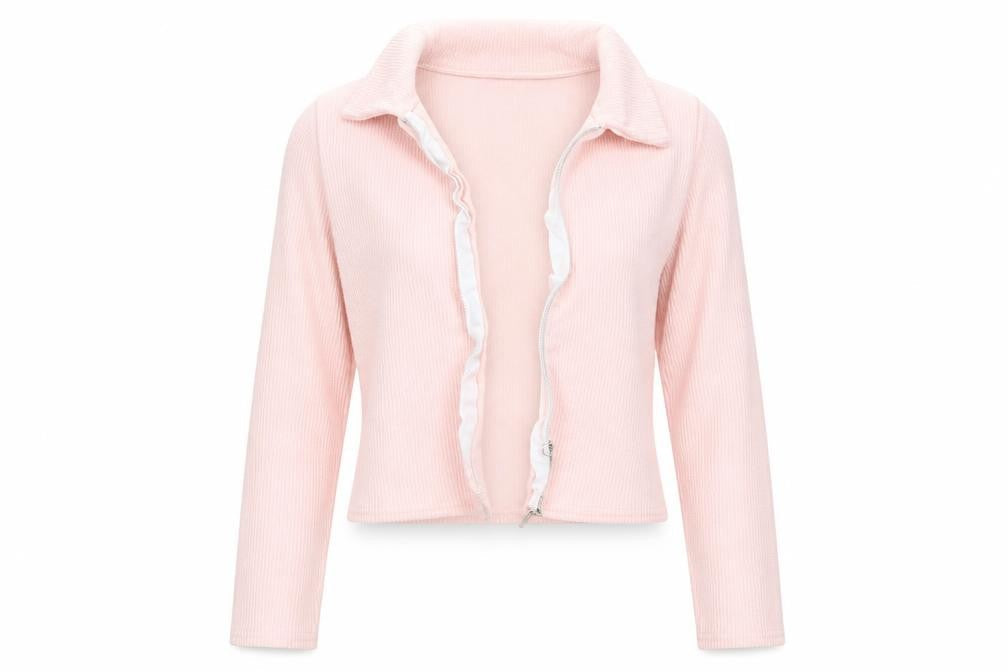 Select Womens Pink   Full Zip Jumper Size L