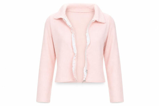 Select Womens Pink   Full Zip Jumper Size L