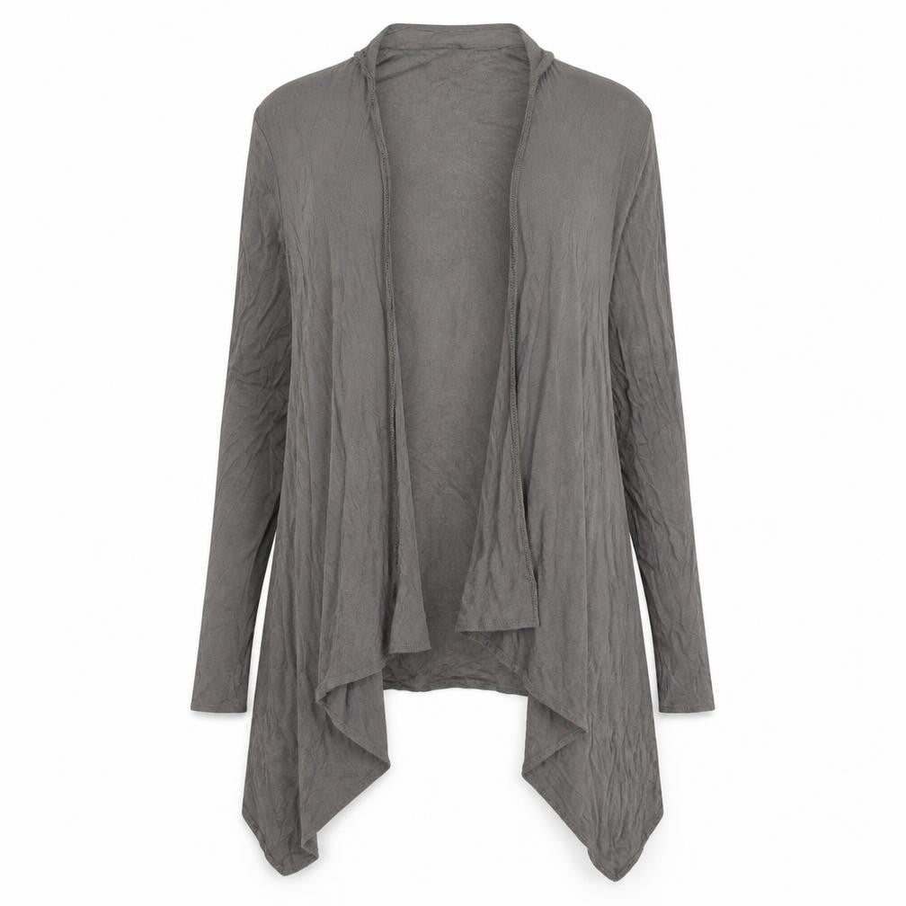 k&d Womens Grey  Jersey Cardigan Jumper Size 12