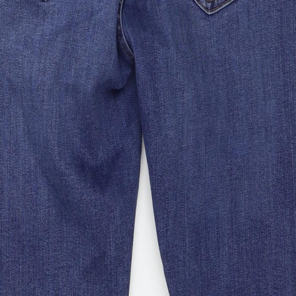 Topshop Womens Blue  Denim Skinny Jeans Size 32 in L25 in