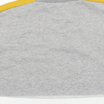 Preloved New Look Girls Grey  Jersey Pullover Sweatshirt Size 14-15 Years  - So Anyway... - Label
